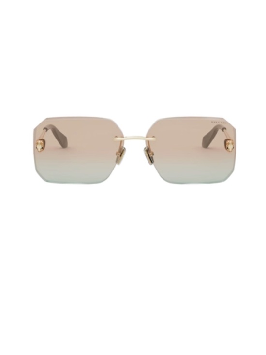 Bvlgari BV40026U 33F 62 Metal Gold Brown Gradient Sunglasses Bulgari